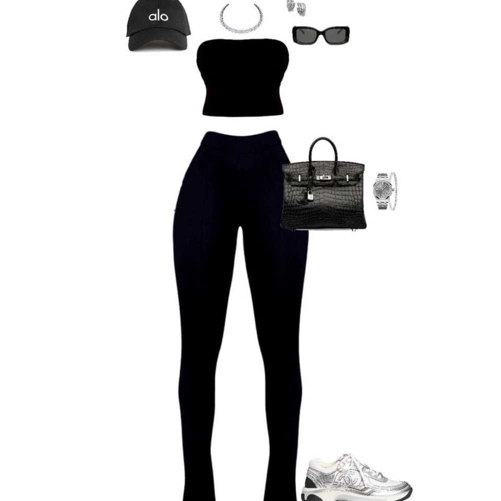Elegant Black Women's Pants